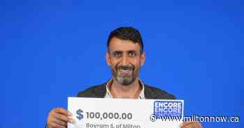 Milton man able to pay off some bills after lottery win - miltonnow.ca