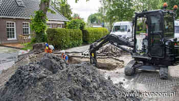 Gesprongen waterleiding in Pieterzijl, werkzaamheden duren hele weekend (update) - RTV Noord