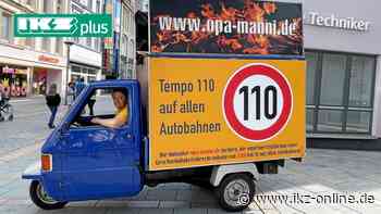 „Opa Manni“ wirbt in Iserlohn für ein Tempolimit - IKZ News