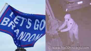 Chicago homeowner believes arson was sparked by 'Let's Go Brandon' flag - FOX 32 Chicago