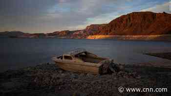 Previously sunken boats are emerging at Lake Mead as water disappears