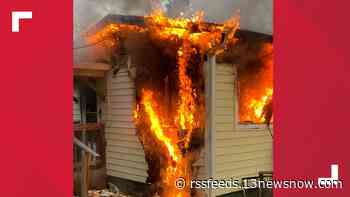 Person displaced after house fire in Suffolk
