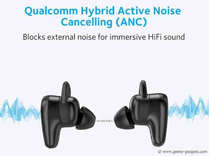 Eppfun active noise cancelling earbuds equipped with six microphones