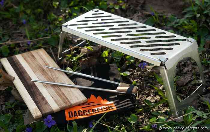 Daggerfish lightweight portable campfire grill from $35