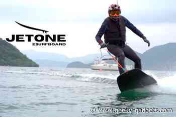 JETONE electric surfboard is capable of reaching 52km