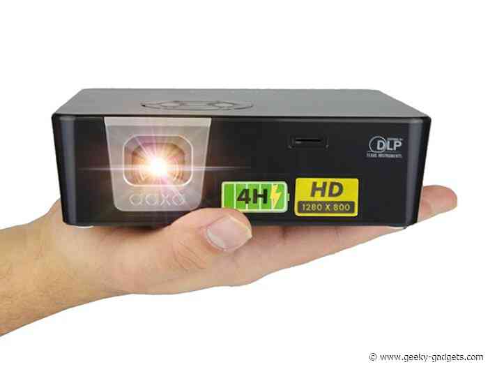 Deals: AAXA P6X 1000 Lumen WXGA HD Portable Mini DLP Projector