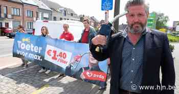 PVDA voert actie om brandstofprijzen te blokkeren | Mechelen | hln.be - Het Laatste Nieuws
