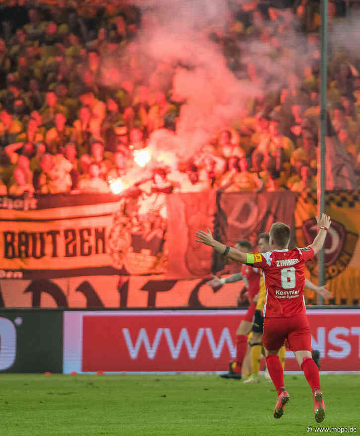 Nach Abstieg: Dresden-Fans setzen den eigenen Block in Brand - Mopo.de