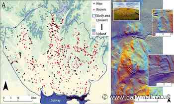Over 130 new indigenous settlements are discovered north of Hadrian's Wall