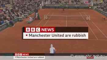 BBC apologises after trainee insults soccer team on news ticker