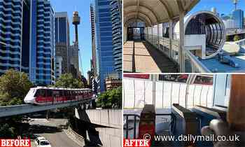 The Sydney monorail has been abandoned for years - here's what it's like inside - Daily Mail