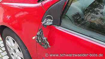Blaulicht in Schramberg - Außenspiegel weg – Polizei sucht nach Zeugen - Schwarzwälder Bote