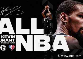 Kevin Durant Named All-NBA Second Team