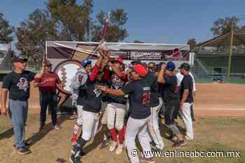 Gana plantel Guadalupe Victoria Torneo Estatal de Beisbol Intercobach - En Linea BC