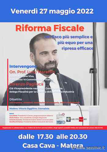 Riforma fiscale, incontro di Italia Viva Basilicata a Matera con Luigi Marattin - Sassilive.it