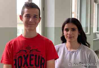 Rossela e Giulio del Cavour primeggiano nelle gare di studio - Prima Vercelli