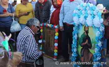 Indígenas mayos realizan procesión para pedir la lluvia a San Isidro Labrador en Nogales, Sonora | El Universal - El Universal