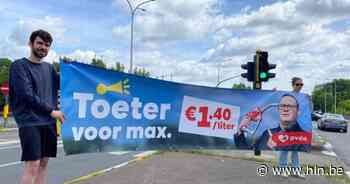 PVDA voerde dit weekend 'toeteractie' tegen te hoge brandstofprijzen - Het Laatste Nieuws