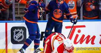 Oilers strike early and late to beat Flames 5-3 in Game 4