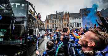 IN BEELD. Zo leuk was de kampioenenviering op de Markt in Brugge - Het Laatste Nieuws