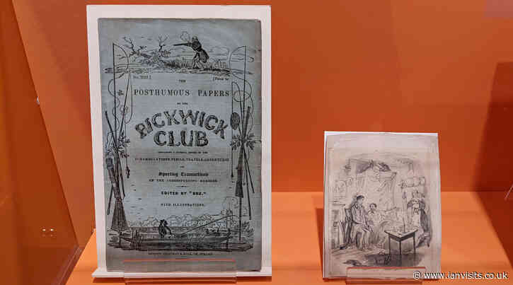 Charles Dickens’s first novel, The Pickwick Papers, goes on show