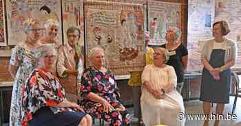 Waalse borduursters maken doek voor het Tapijt van Assenede - Het Laatste Nieuws