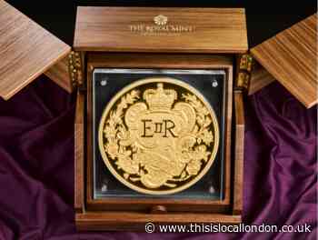 Platinum Jubilee: The Royal Mint unveils largest ever coin in honour of The Queen
