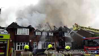 Spice Klub fire: Roof destroyed after fire at Harrow restaurant