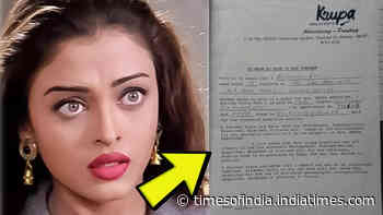 Aishwarya Rai’s modelling bill from 1992 goes viral on the internet. Check out