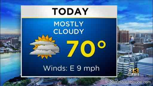 Maryland Weather: Cool & Cloudy With Some Sunshine