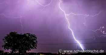 Gewitter zieht über den Landkreis Ravensburg - Schwäbische