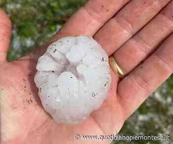 Maltempo, grandine grossa come palline da golf in provincia di Cuneo: un rischio per persone e colture - Quotidiano Piemontese