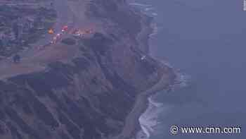 1 dead and 3 hurt after fall from oceanside cliff in Southern California