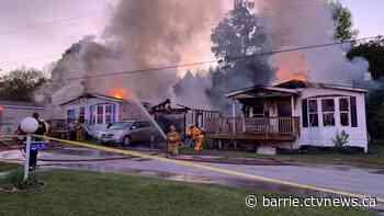 Fire damages 2 homes in Severn Township