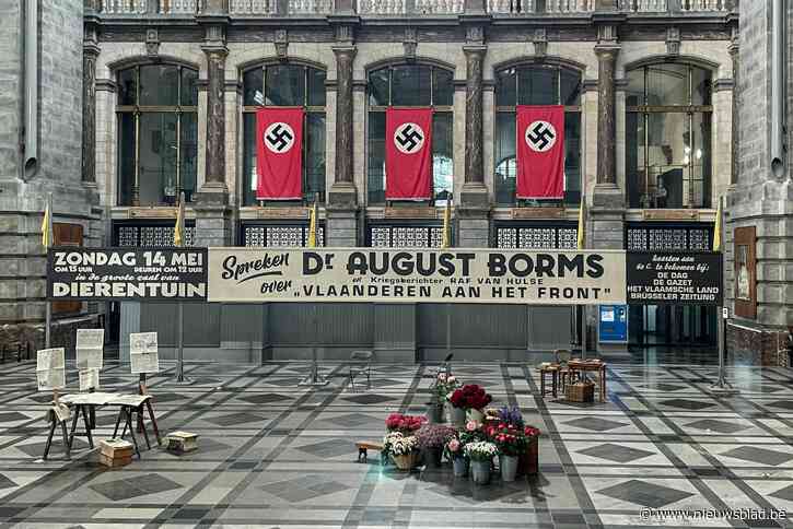 Spektakel met filmnazi’s in Antwerpen-Centraal: zo gaat crew om met verraste pendelaars