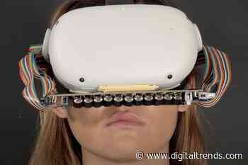 Researchers develop VR headset with mouth haptics - Digital Trends