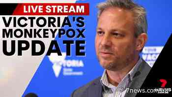 Watch live: Dr Brett Sutton provides monkeypox update for Victoria Health as outbreak spreads to Australia - 7NEWS