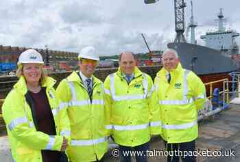 Defence Secretary Ben Wallace at A&P Falmouth and Pendennis in Cornwall | Falmouth Packet - Falmouth Packet
