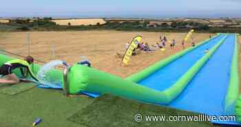 Giant 330ft slip and slide in Cornwall opening for sixth year near Port Isaac - Cornwall Live