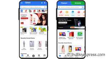 Flipkart redesigns its app interface with a focus on groceries - The Indian Express