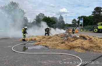 FW Celle: Brennt Heu in Altencelle