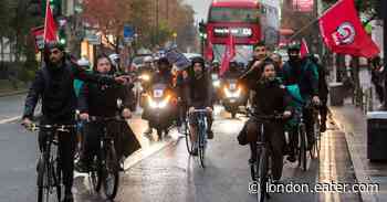 Dalston Food Delivery Riders Protest Aggressive Policing in Hackney - Eater London