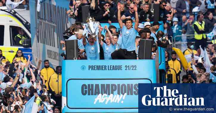 'The best reward': Manchester City celebrate with fans during title parade – video
