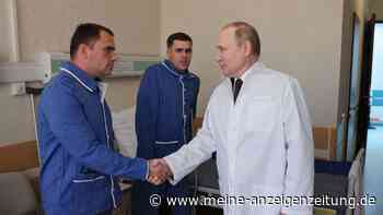 Ukraine-Krieg: Putin besucht verletzte Soldaten