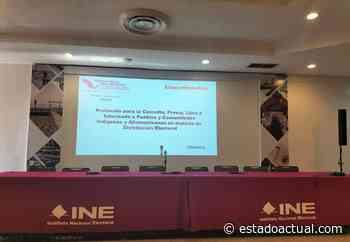 Realiza INE Puerto Escondido reunión informativa sobre distritación electoral - Estado Actual