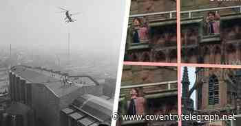 Greg James shouts 'Happy Birthday' from top of Coventry Cathedral on its 60th anniversary - Coventry Live