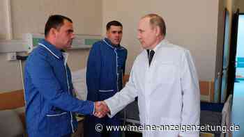 Schwere Verluste im Ukraine-Krieg: Putin besucht verletzte russische Soldaten