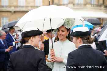 Duchess of Cambridge reunited with Holocaust survivor at royal garden party
