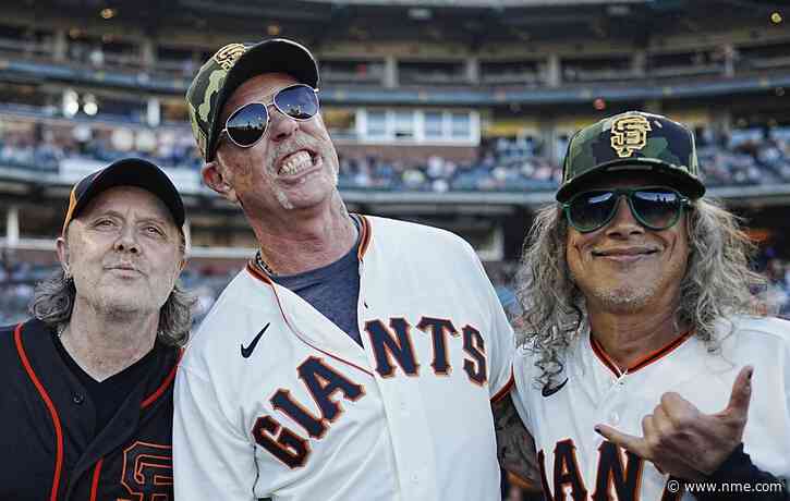 Watch Metallica perform the US national anthem at San Francisco Giants game