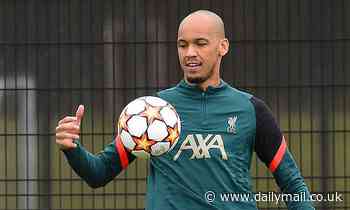 Liverpool given huge boost as Fabinho takes part in full training, with Thiago set to join him
